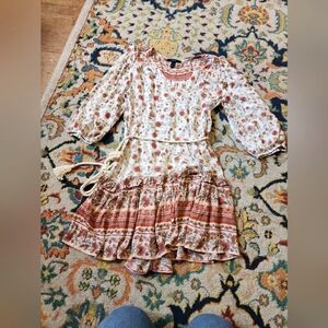 Dress Bohemian Floral Western